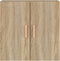 vidaXL - Wandkast - 60x30x60 - cm - bewerkt - hout - sonoma - eikenkleurig