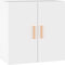 vidaXL - Wandkast - 60x30x60 - cm - bewerkt - hout - wit