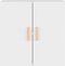 vidaXL - Wandkast - 60x30x60 - cm - bewerkt - hout - wit