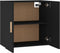 vidaXL - Wandkast - 60x30x60 - cm - bewerkt - hout - zwart