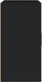vidaXL - Wandkast - 60x30x60 - cm - bewerkt - hout - zwart