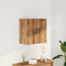 vidaXL - Wandkast - 60x31x60 - cm - bewerkt - hout - artisanaal - eikenkleurig