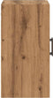 vidaXL - Wandkast - 60x31x60 - cm - bewerkt - hout - artisanaal - eikenkleurig