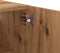 vidaXL - Wandkast - 60x31x60 - cm - bewerkt - hout - artisanaal - eikenkleurig