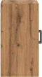 vidaXL - Wandkast - 60x31x60 - cm - bewerkt - hout - artisanaal - eikenkleurig