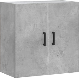 vidaXL - Wandkast - 60x31x60 - cm - bewerkt - hout - betongrijs