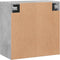 vidaXL - Wandkast - 60x31x60 - cm - bewerkt - hout - betongrijs
