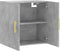 vidaXL - Wandkast - 60x31x60 - cm - bewerkt - hout - betongrijs