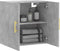 vidaXL - Wandkast - 60x31x60 - cm - bewerkt - hout - betongrijs