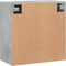vidaXL - Wandkast - 60x31x60 - cm - bewerkt - hout - betongrijs
