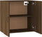 vidaXL - Wandkast - 60x31x60 - cm - bewerkt - hout - bruin - eikenkleur