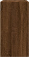 vidaXL - Wandkast - 60x31x60 - cm - bewerkt - hout - bruin - eikenkleur