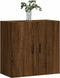 vidaXL - Wandkast - 60x31x60 - cm - bewerkt - hout - bruin - eikenkleur