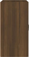 vidaXL - Wandkast - 60x31x60 - cm - bewerkt - hout - bruin - eikenkleur
