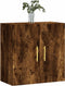 vidaXL - Wandkast - 60x31x60 - cm - bewerkt - hout - gerookt - eikenkleurig