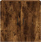 vidaXL - Wandkast - 60x31x60 - cm - bewerkt - hout - gerookt - eikenkleurig