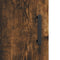 vidaXL - Wandkast - 60x31x60 - cm - bewerkt - hout - gerookt - eikenkleurig
