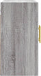 vidaXL - Wandkast - 60x31x60 - cm - bewerkt - hout - grijs - sonoma - eikenkleurig