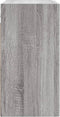 vidaXL - Wandkast - 60x31x60 - cm - bewerkt - hout - grijs - sonoma - eikenkleurig