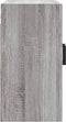 vidaXL - Wandkast - 60x31x60 - cm - bewerkt - hout - grijs - sonoma - eikenkleurig