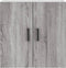 vidaXL - Wandkast - 60x31x60 - cm - bewerkt - hout - grijs - sonoma - eikenkleurig