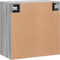 vidaXL - Wandkast - 60x31x60 - cm - bewerkt - hout - grijs - sonoma - eikenkleurig