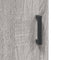 vidaXL - Wandkast - 60x31x60 - cm - bewerkt - hout - grijs - sonoma - eikenkleurig