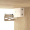 vidaXL - Wandkast - 60x31x60 - cm - bewerkt - hout - hoogglans - wit