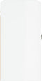 vidaXL - Wandkast - 60x31x60 - cm - bewerkt - hout - hoogglans - wit