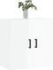 vidaXL - Wandkast - 60x31x60 - cm - bewerkt - hout - hoogglans - wit
