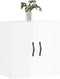 vidaXL - Wandkast - 60x31x60 - cm - bewerkt - hout - hoogglans - wit