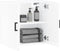 vidaXL - Wandkast - 60x31x60 - cm - bewerkt - hout - hoogglans - wit