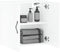 vidaXL - Wandkast - 60x31x60 - cm - bewerkt - hout - hoogglans - wit