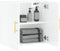 vidaXL - Wandkast - 60x31x60 - cm - bewerkt - hout - hoogglans - wit