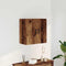 vidaXL - Wandkast - 60x31x60 - cm - bewerkt - hout - oud - houtkleurig