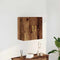 vidaXL - Wandkast - 60x31x60 - cm - bewerkt - hout - oud - houtkleurig