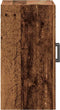 vidaXL - Wandkast - 60x31x60 - cm - bewerkt - hout - oud - houtkleurig