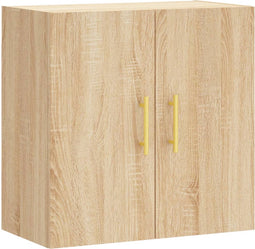 vidaXL - Wandkast - 60x31x60 - cm - bewerkt - hout - sonoma - eikenkleurig