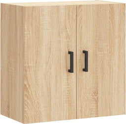 vidaXL - Wandkast - 60x31x60 - cm - bewerkt - hout - sonoma - eikenkleurig