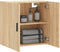 vidaXL - Wandkast - 60x31x60 - cm - bewerkt - hout - sonoma - eikenkleurig
