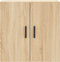 vidaXL - Wandkast - 60x31x60 - cm - bewerkt - hout - sonoma - eikenkleurig