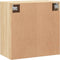 vidaXL - Wandkast - 60x31x60 - cm - bewerkt - hout - sonoma - eikenkleurig