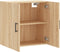 vidaXL - Wandkast - 60x31x60 - cm - bewerkt - hout - sonoma - eikenkleurig
