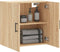 vidaXL - Wandkast - 60x31x60 - cm - bewerkt - hout - sonoma - eikenkleurig