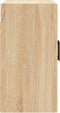 vidaXL - Wandkast - 60x31x60 - cm - bewerkt - hout - sonoma - eikenkleurig