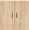 vidaXL - Wandkast - 60x31x60 - cm - bewerkt - hout - sonoma - eikenkleurig