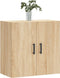 vidaXL - Wandkast - 60x31x60 - cm - bewerkt - hout - sonoma - eikenkleurig