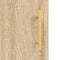 vidaXL - Wandkast - 60x31x60 - cm - bewerkt - hout - sonoma - eikenkleurig