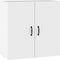 vidaXL - Wandkast - 60x31x60 - cm - bewerkt - hout - wit