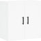 vidaXL - Wandkast - 60x31x60 - cm - bewerkt - hout - wit